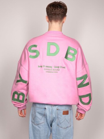 BAYSIDE BOUND Oversized sweater 'THE BYSDBND OVERSIZE SWEATER' in Pink