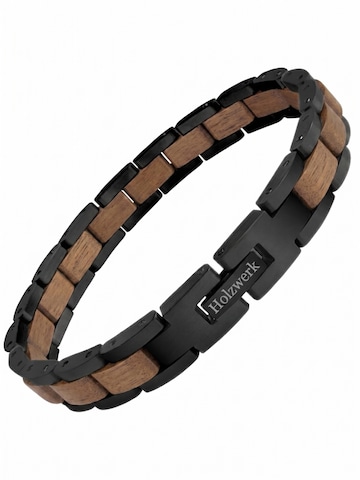 Bracelet 'DAMMSEE' Holzwerk en marron : devant
