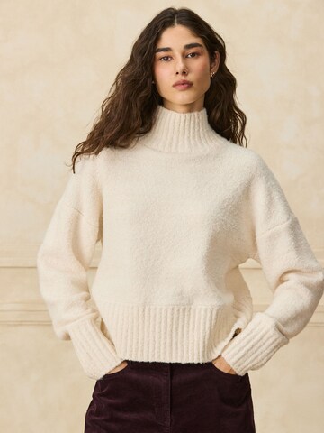 Pull-over Next en beige : devant
