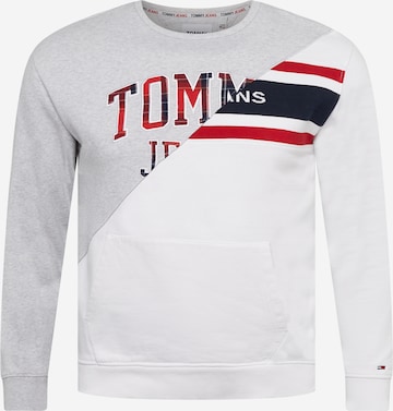 Tommy Jeans - Sweatshirt em cinzento: frente