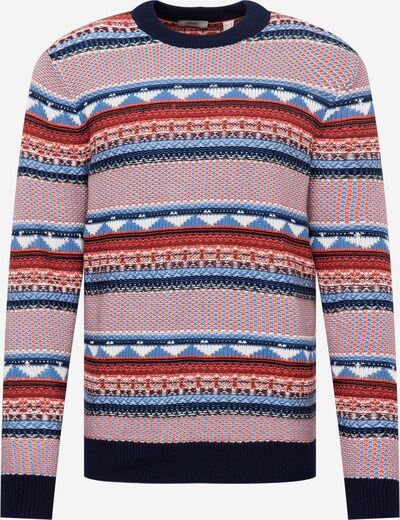 Megztinis iš ESPRIT, spalva – tamsiai mėlyna jūros spalva / šviesiai mėlyna / oranžinė / balkšva, Prekių apžvalga