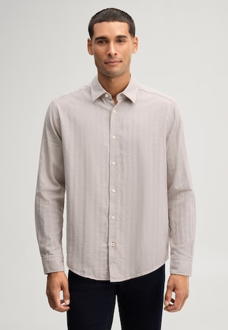 JOOP! Jeans Regular fit Zakelijk overhemd in Beige