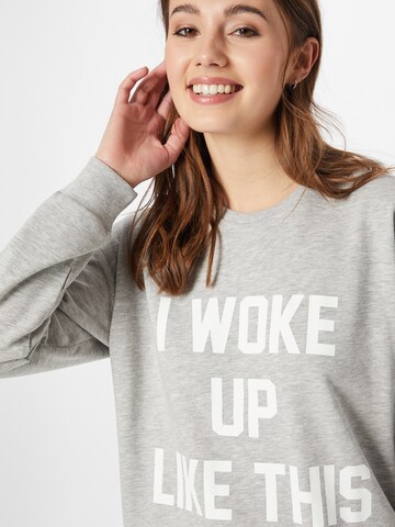 JDY Sweatshirt 'Woke' in Grey