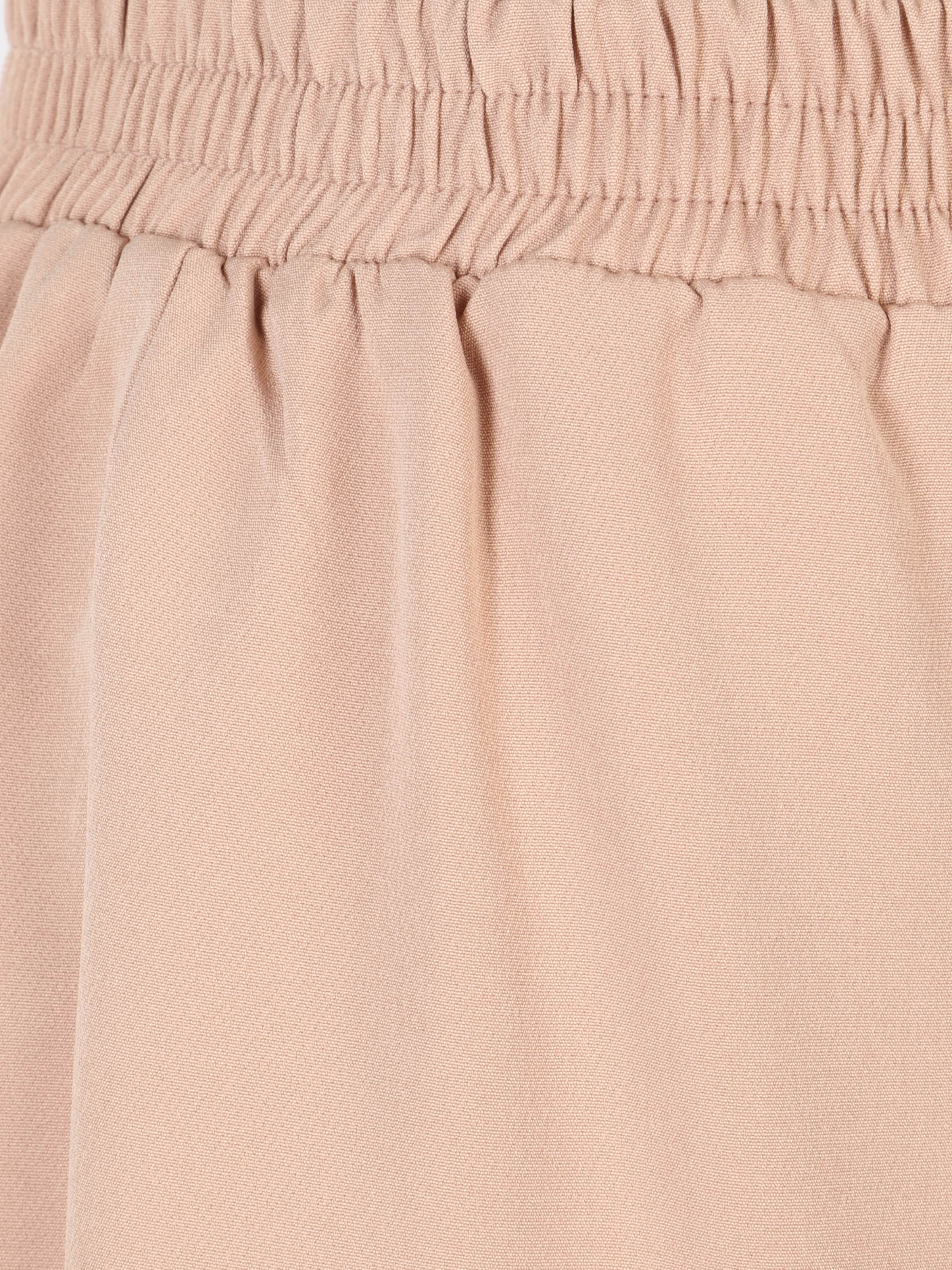 Dorothy Perkins Tall Широкий Плиссированные брюки в Бежевый