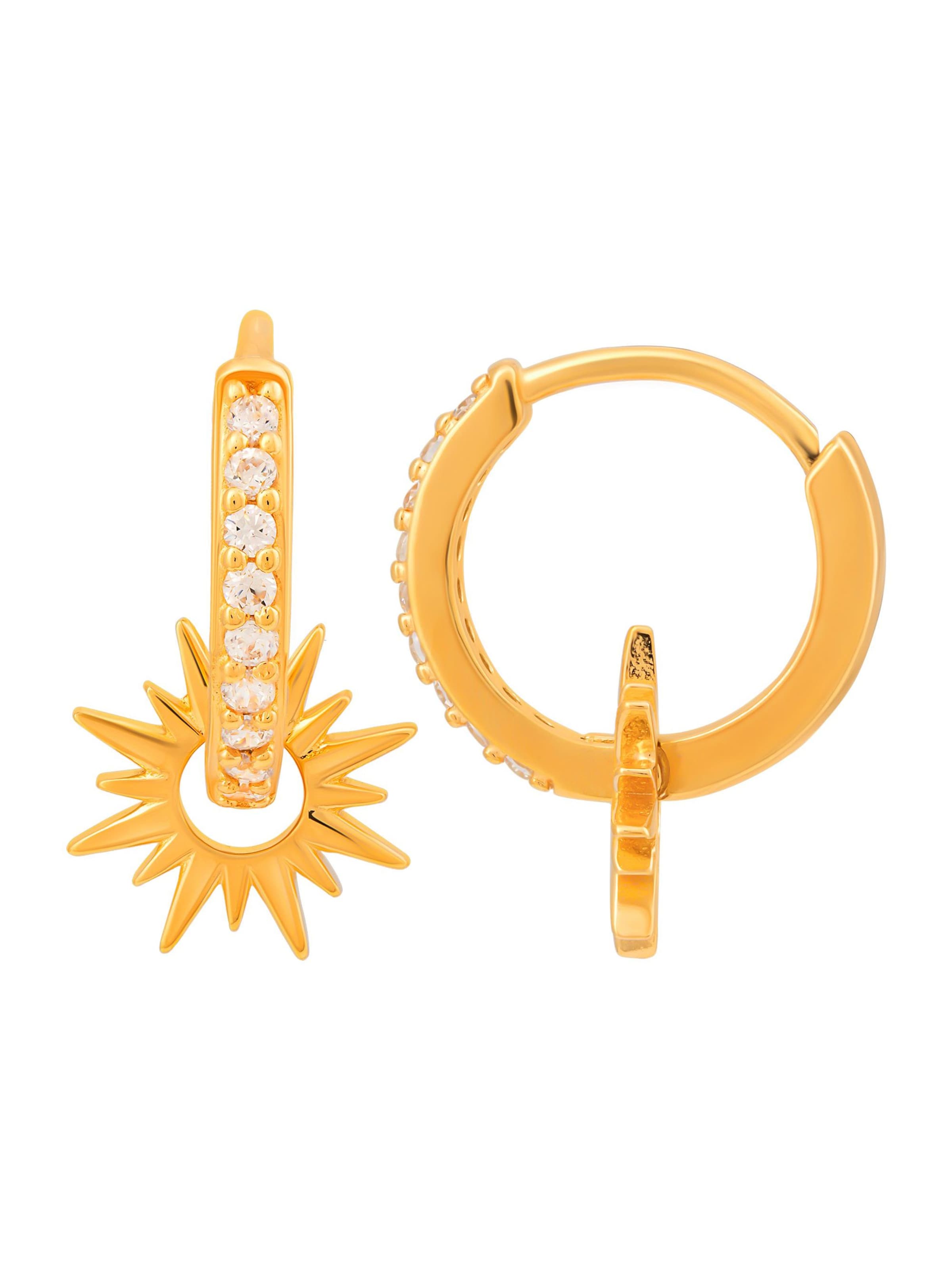 Boucles d'oreilles caï en or