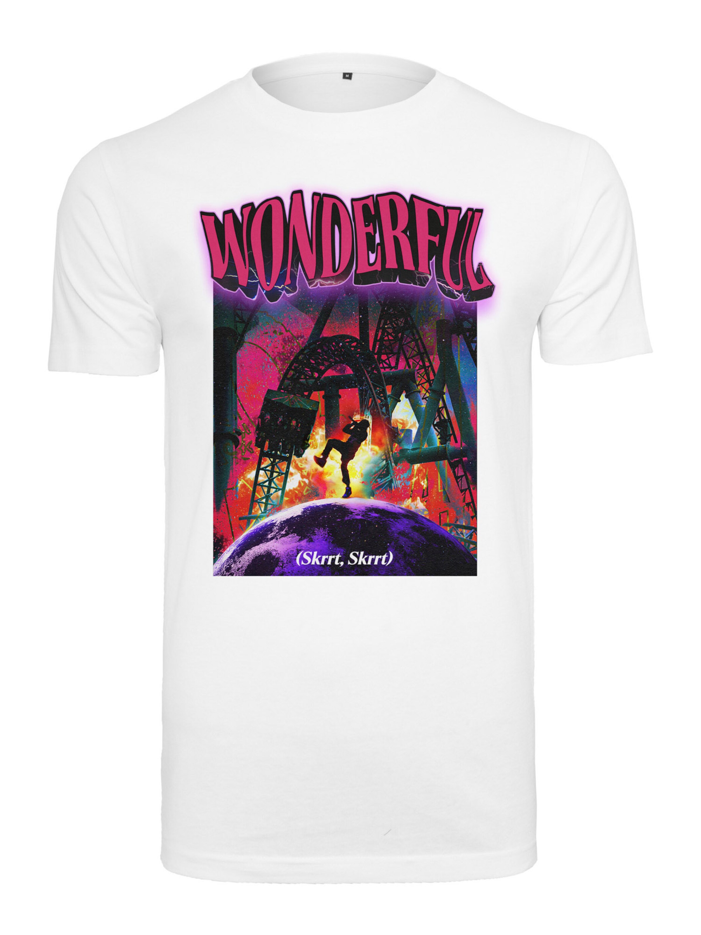 Mister Tee Tričko – bílá: přední strana