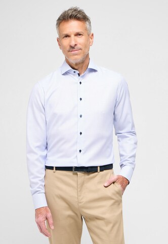 ETERNA Slim Fit Hemd in Blau: Vorderseite