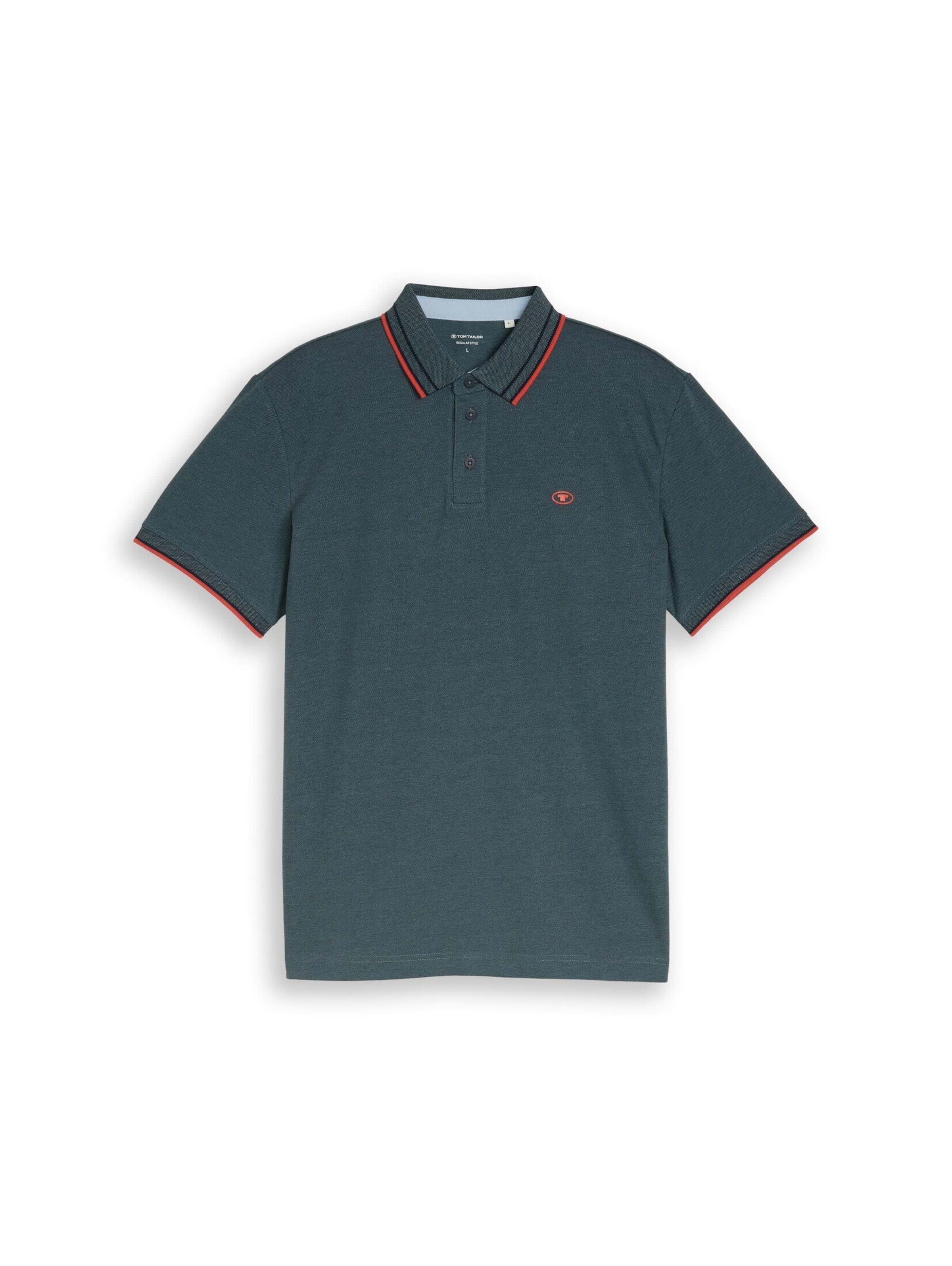 T-Shirt TOM TAILOR en vert : devant
