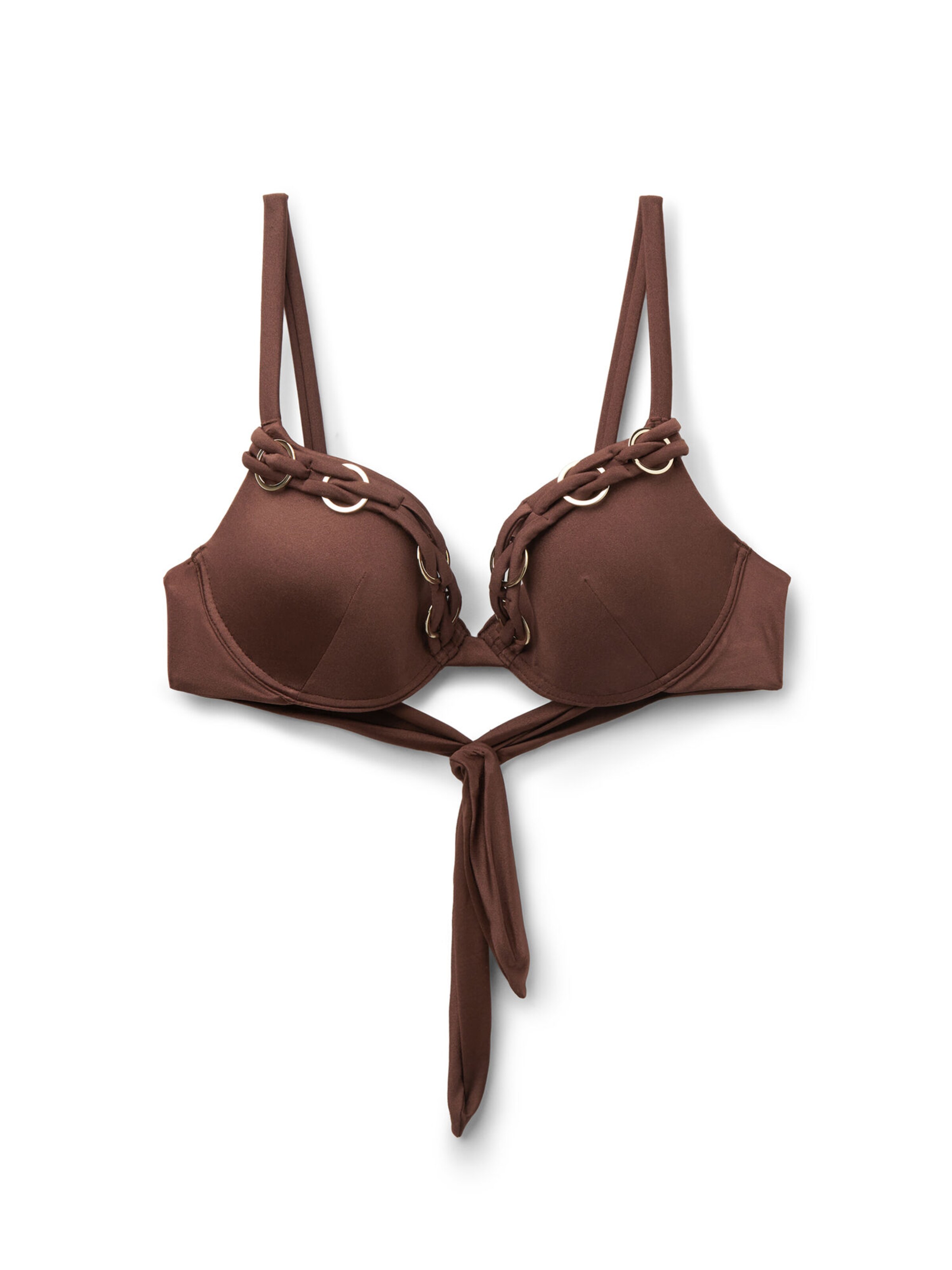 Tezenis Push-up Bikinitop 'Royal Essence' in Braun: Vorderseite