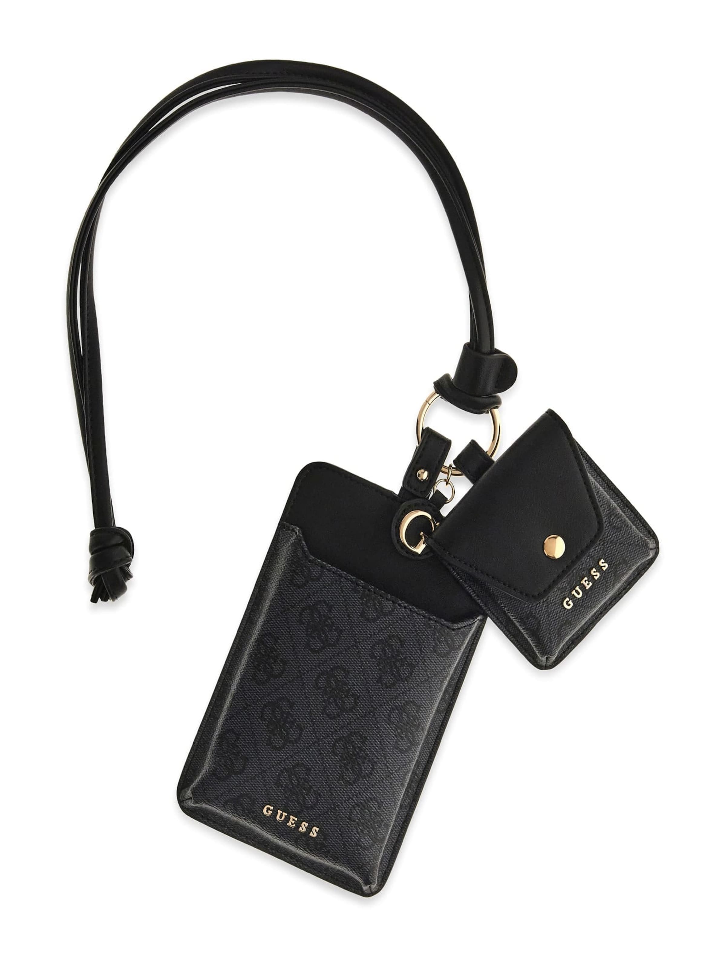 GUESS Smartphone Case in Black: front