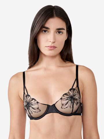 ETAM Balconette BH in Schwarz: Vorderseite