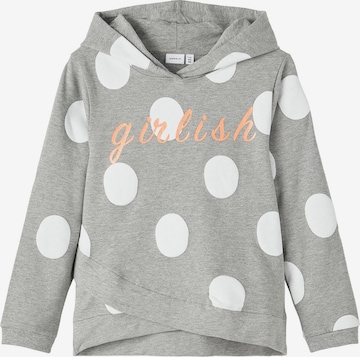 NAME IT Sweatshirt 'Bibba' in Grau: predná strana