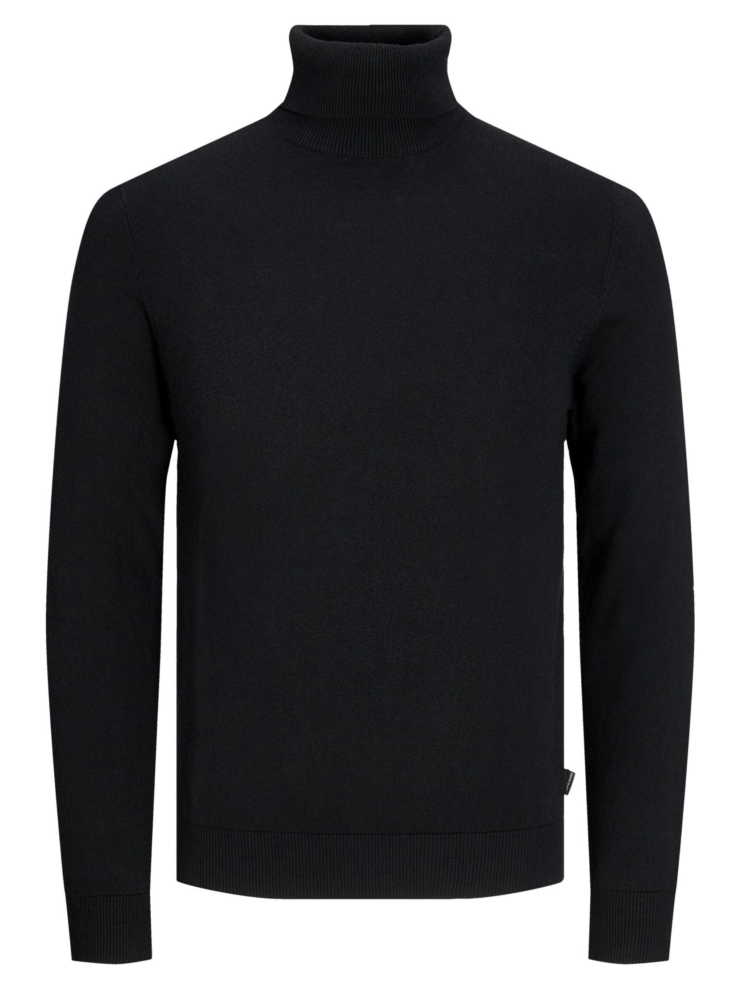 JACK & JONES Pullover 'Emil'‌‌‌‌‌‌‌‌ in Schwarz: Vorderseite