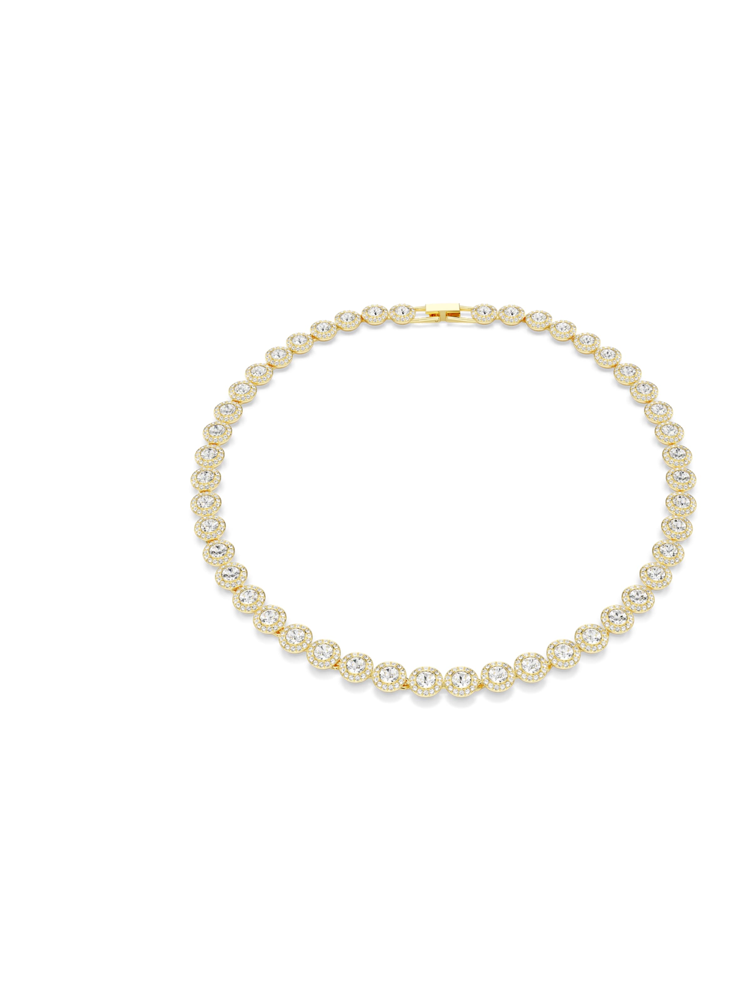 Swarovski Kette  'Una' in Gold: Vorderseite