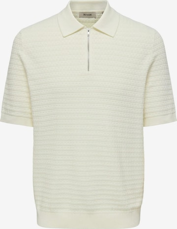 Pullover 'ONSMenu' di Only & Sons in bianco: frontale