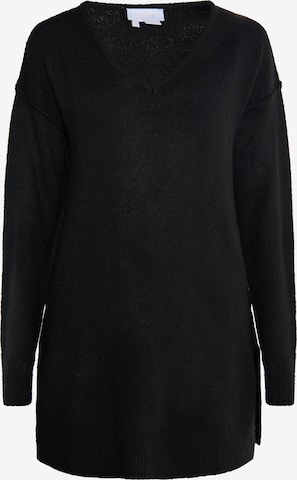 Pull-over usha WHITE LABEL en noir : devant