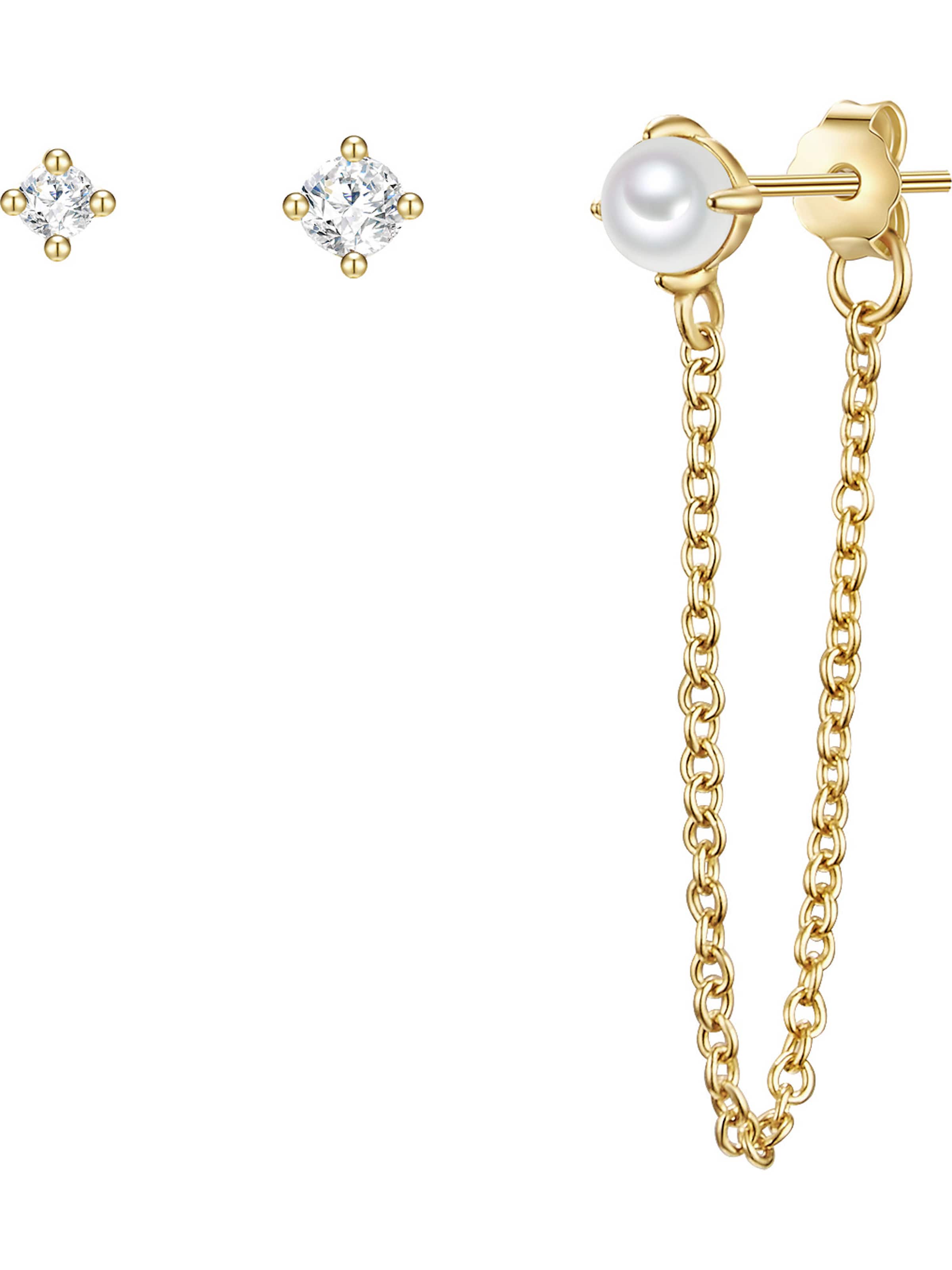 Glanzstücke München Ohrringe in Gold: Vorderseite