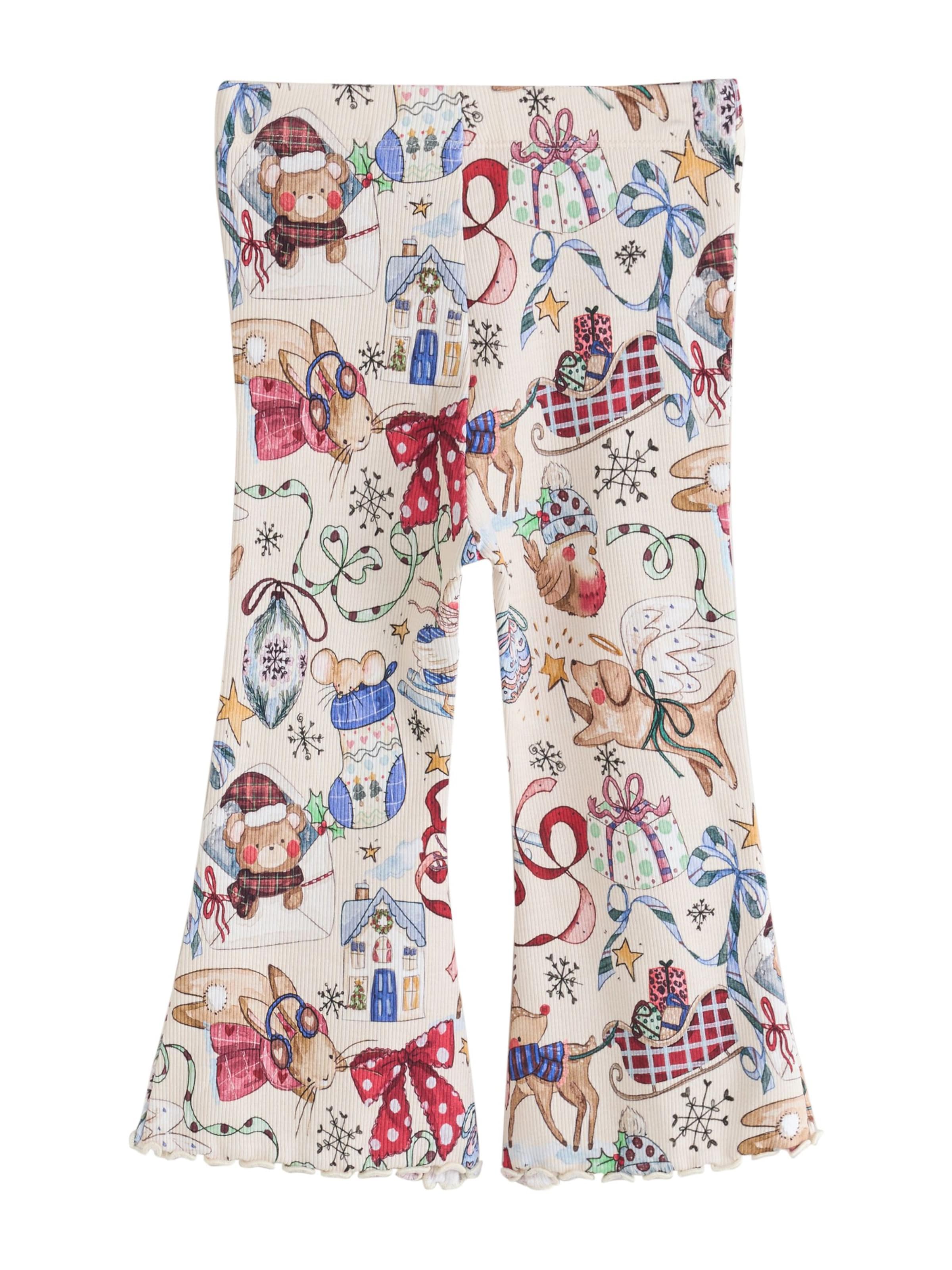 Next Flared Leggings in White