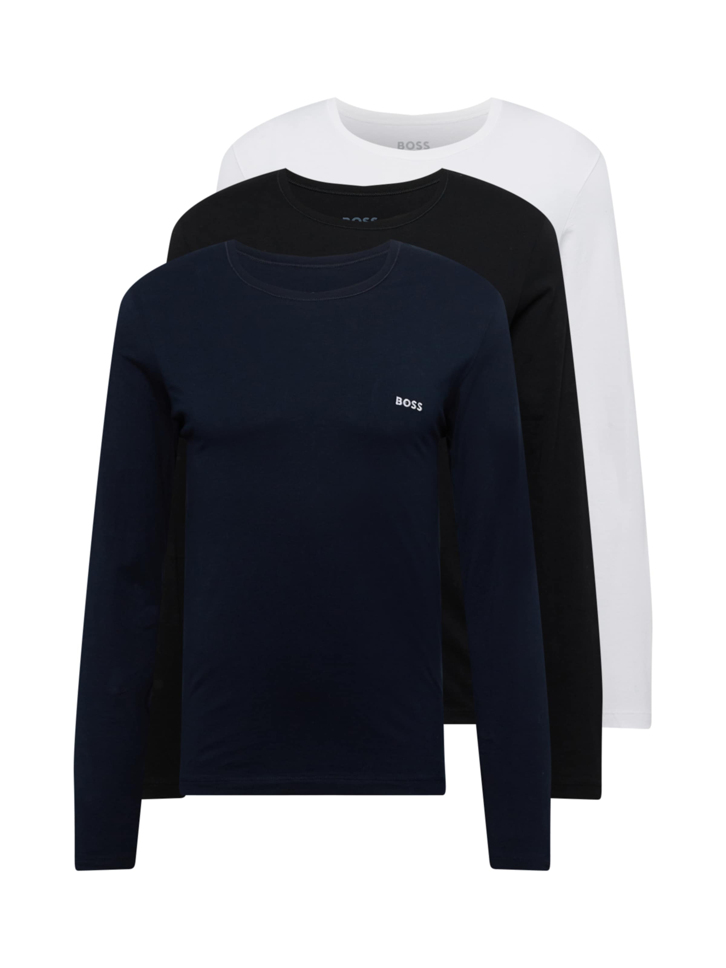 BOSS Tričko - námořnická modř / černá / bílá, Produkt