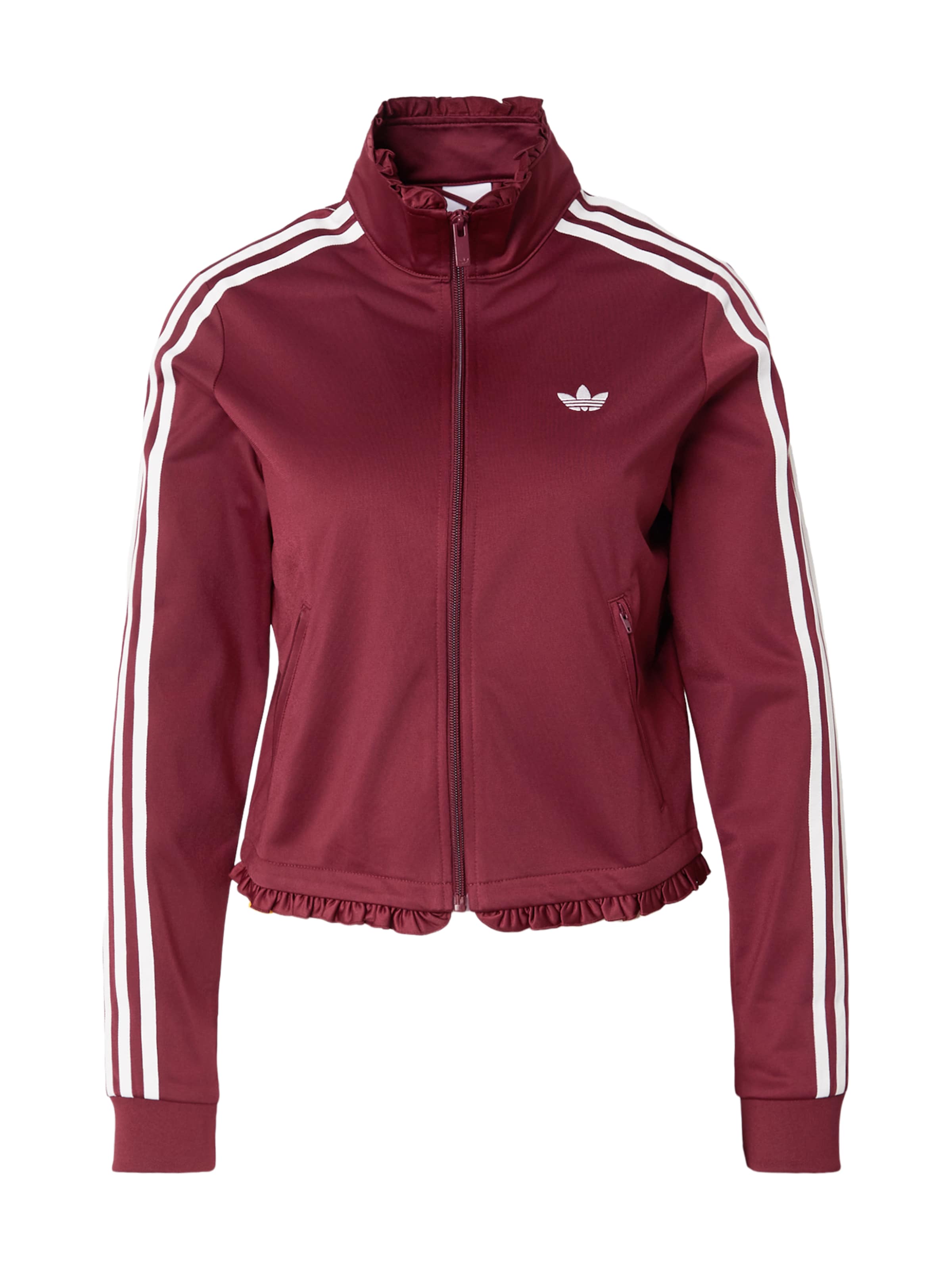 ADIDAS ORIGINALS Ζακέτα φούτερ 'FB' σε κόκκινο: μπροστά