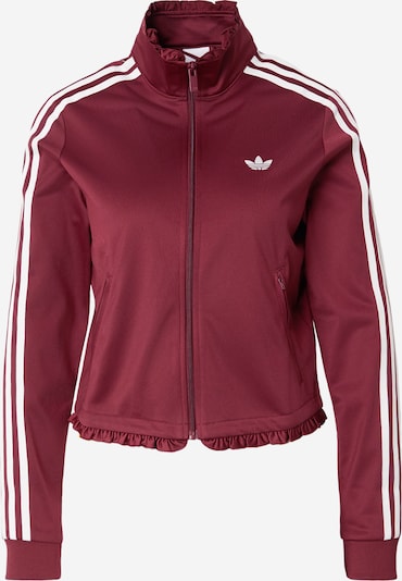 XS dydžio Džemperis 'FB' iš ADIDAS ORIGINALS, spalva – vyšninė spalva / balta, Prekių apžvalga