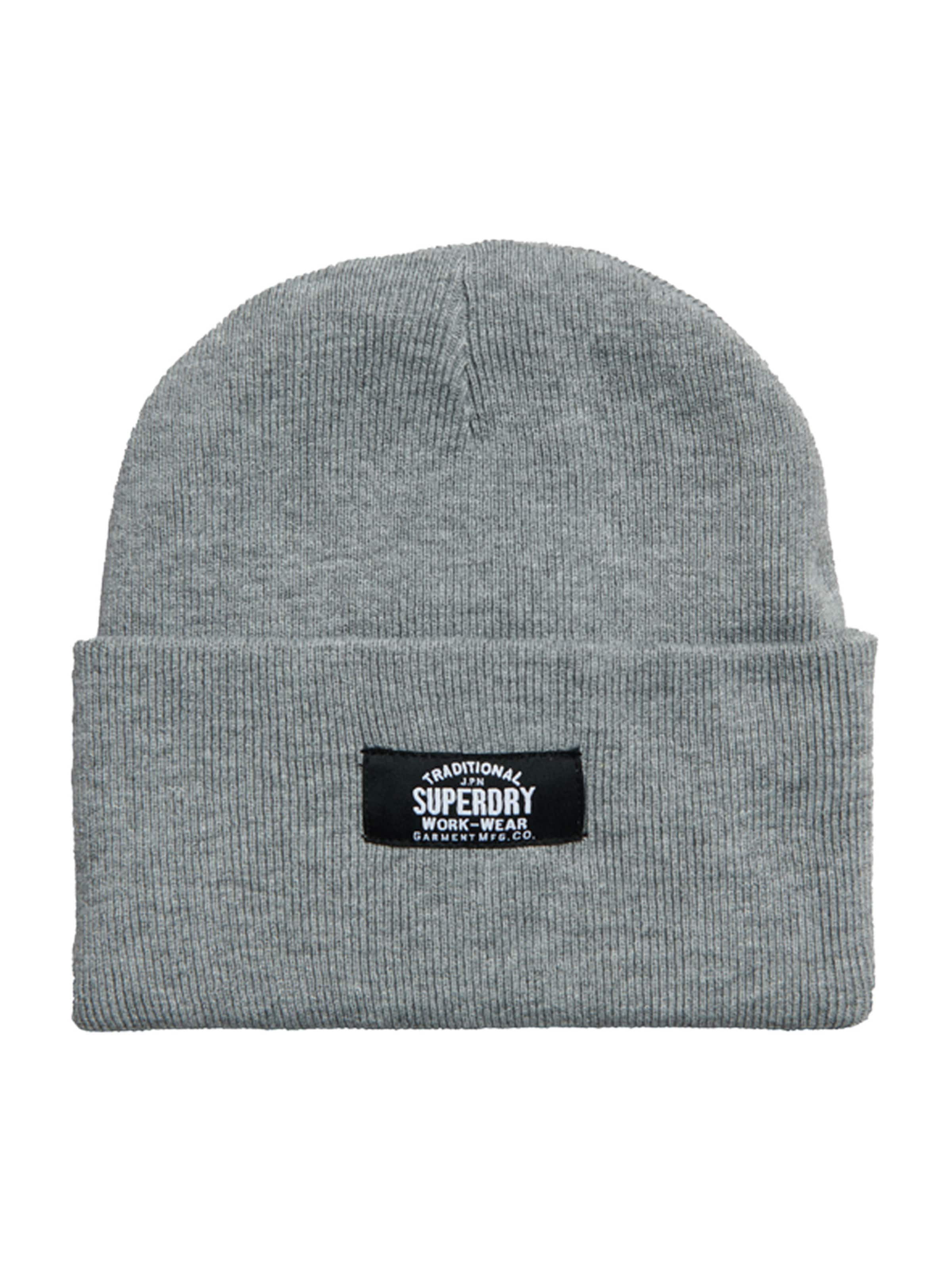 Superdry & Co Kape 'CLASSIC' | siva barva: sprednja stran