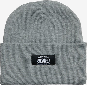 Superdry & Co Kape 'CLASSIC' | siva barva: sprednja stran