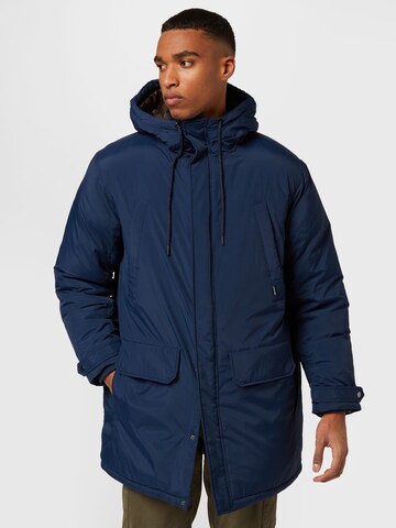 Parka d’hiver BLEND en bleu : devant