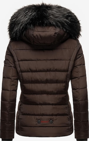 NAVAHOO Winter Jacket 'Miamor' in Brown