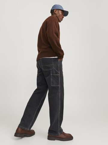JACK & JONES regular Jeans 'JJIAlex JJCarpenter' i sort