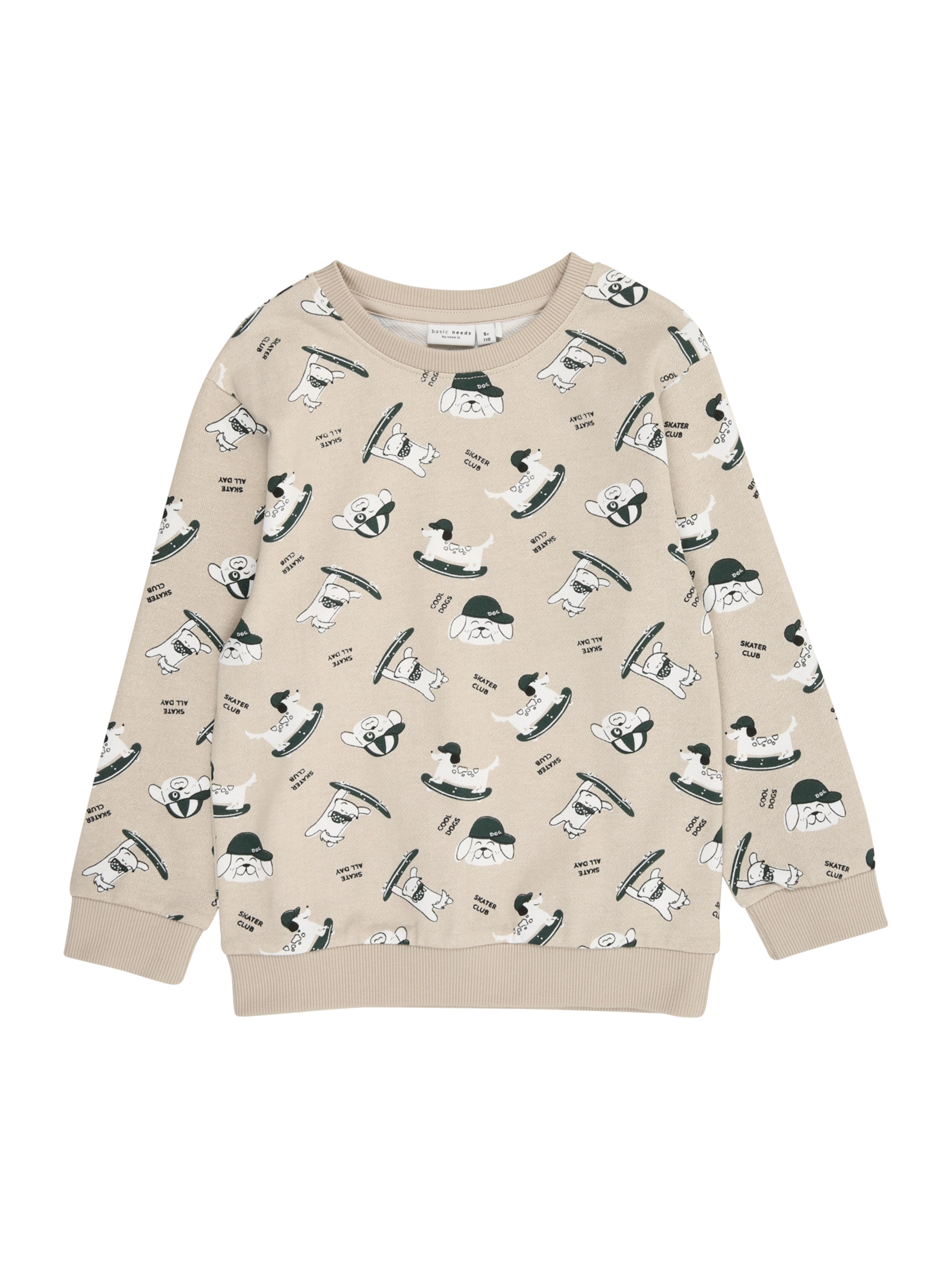 NAME IT Sweatshirt 'NMMVIFELIX' in Beige: front