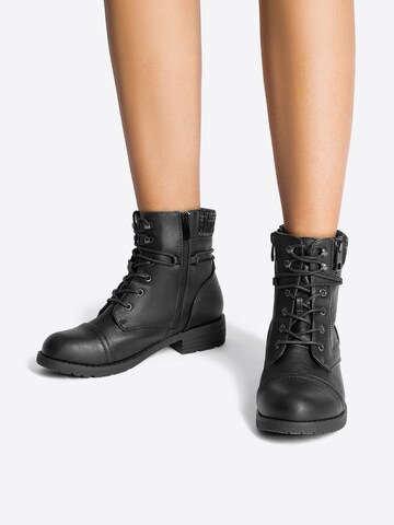 Dream Pairs Lace-Up Ankle Boots in Black