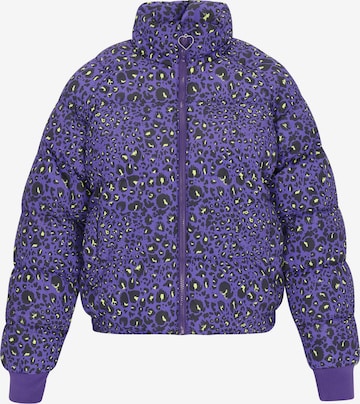 MYMO Talvitakki värissä lila: etupuoli