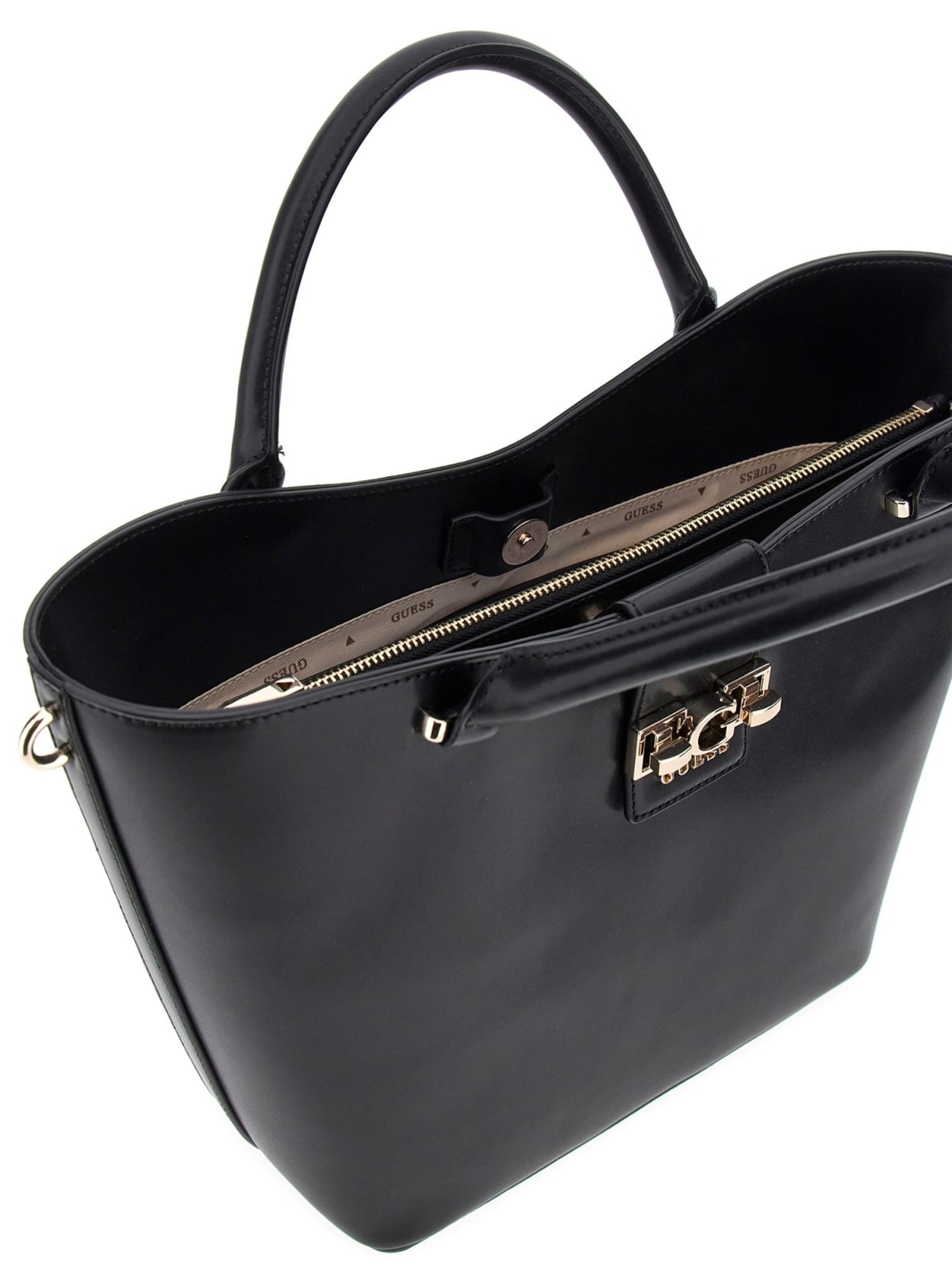 GUESS Handväska 'Guess Sac à main Jane Hobo Black' i svart