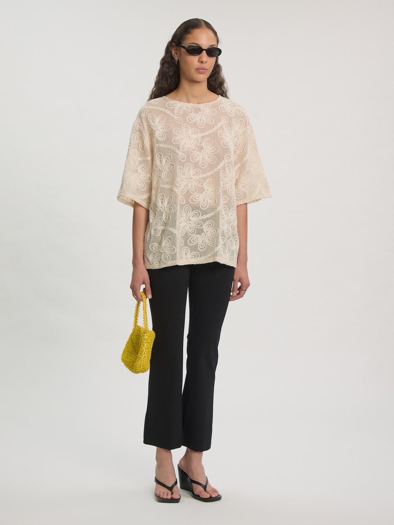 EDITED Shirt 'Xally' Beige