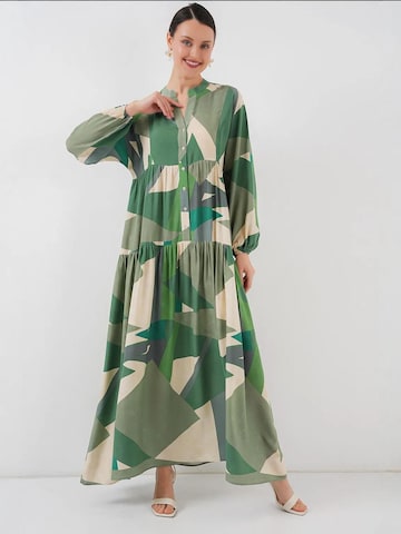 Bigdart Dress in Green: front