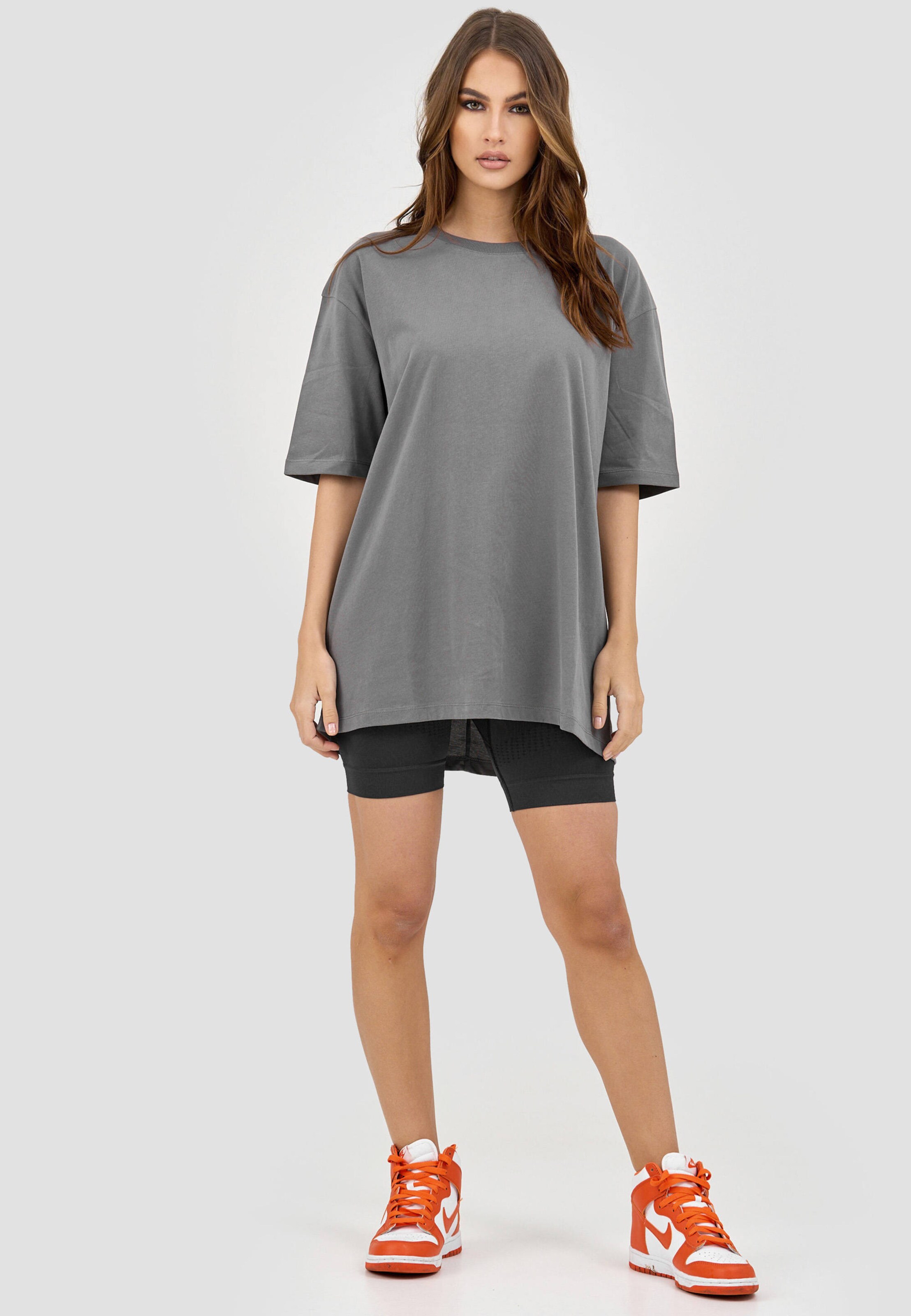 Frauen Shirts & Tops Cotton Candy T-Shirt 'UMUT' in Anthrazit - RV50723