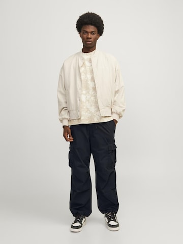 JACK & JONES Wide leg Cargobroek in Zwart