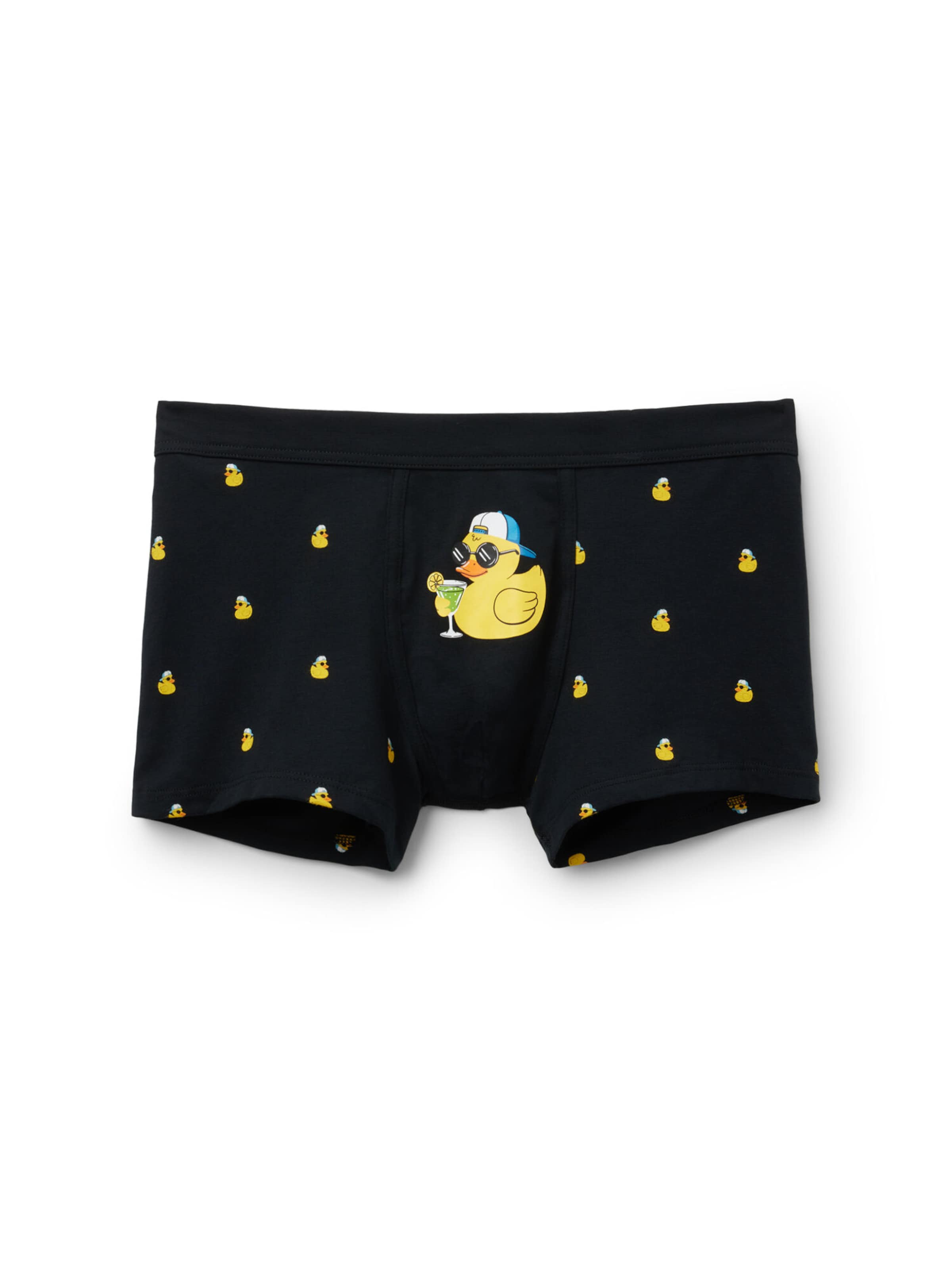 IUMAN Intimissimi Uomo Boxershorts in Schwarz: Vorderseite