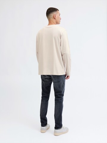 JACK & JONES Tričko 'JJYUKI' – béžová