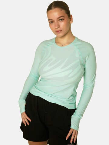 Copenhagen Cartel Shirt ' Motion ' in Groen: voorkant