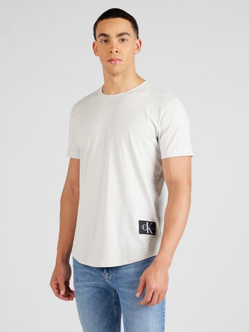 Calvin Klein Jeans - Camisa em cinzento: frente