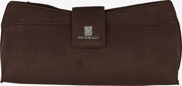 Pochette 'Pochette Sandra Bruno Magli PU Leather Zip' di Bruno Magli in marrone: frontale