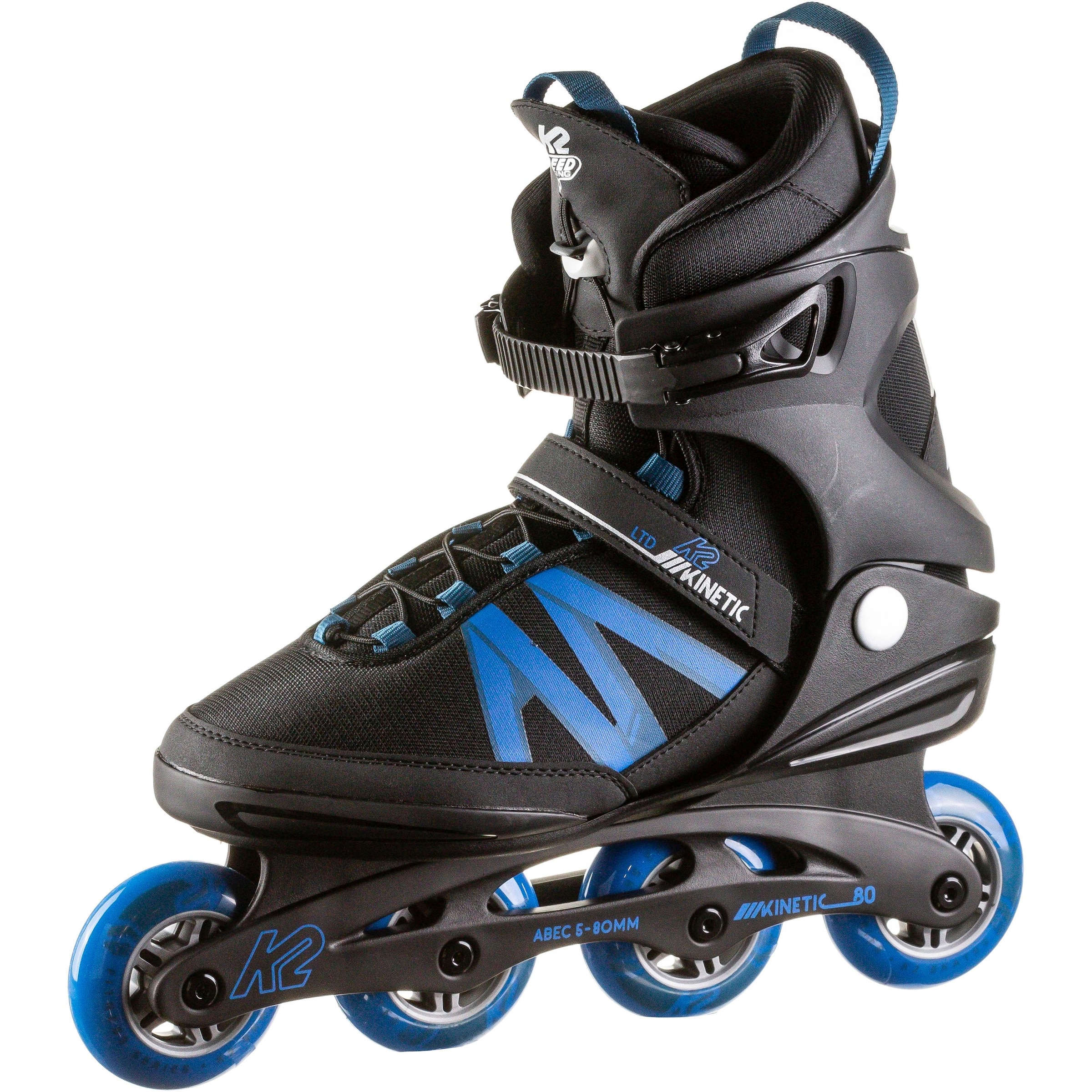 K2 Inline-Skate 'Kinetic 80 Pro' in Schwarz: Vorderseite