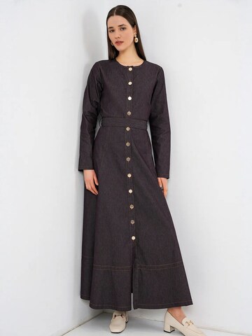 Bigdart Dress in Brown: front