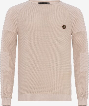Redbridge Sweater 'Everett' in Brown: front