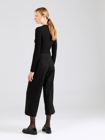 Wide leg Pantaloni de la Mavi pe negru