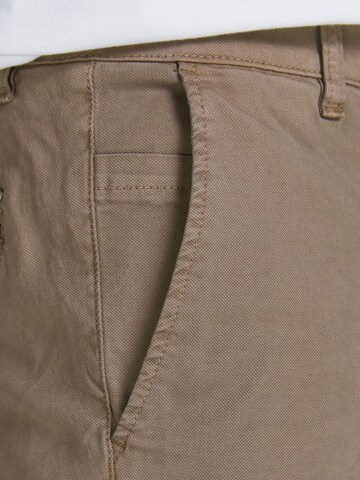 JACK & JONES regular Lærredsbukser 'Fred' i beige