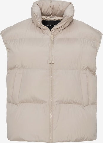 Gilet 'Wiro' OPUS en beige : devant