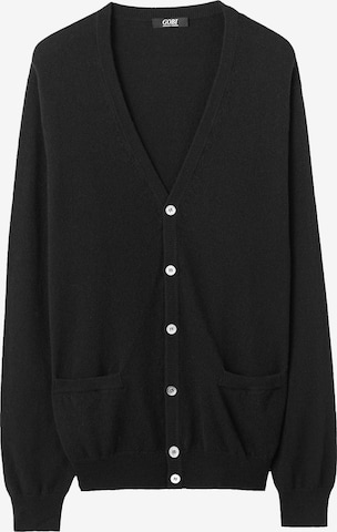 GOBI Cashmere Strickjacke in Schwarz: Vorderseite